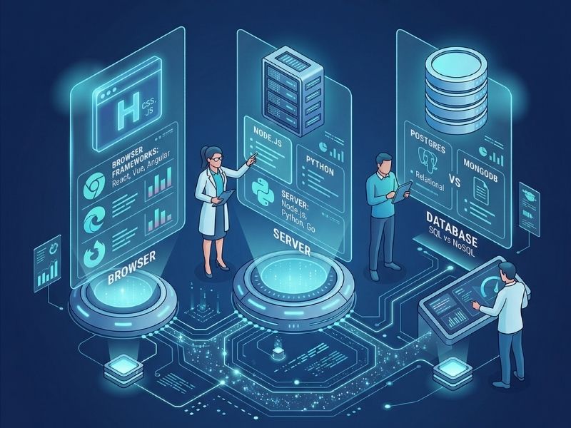 Choosing the right tech stack: Browser, server, and database