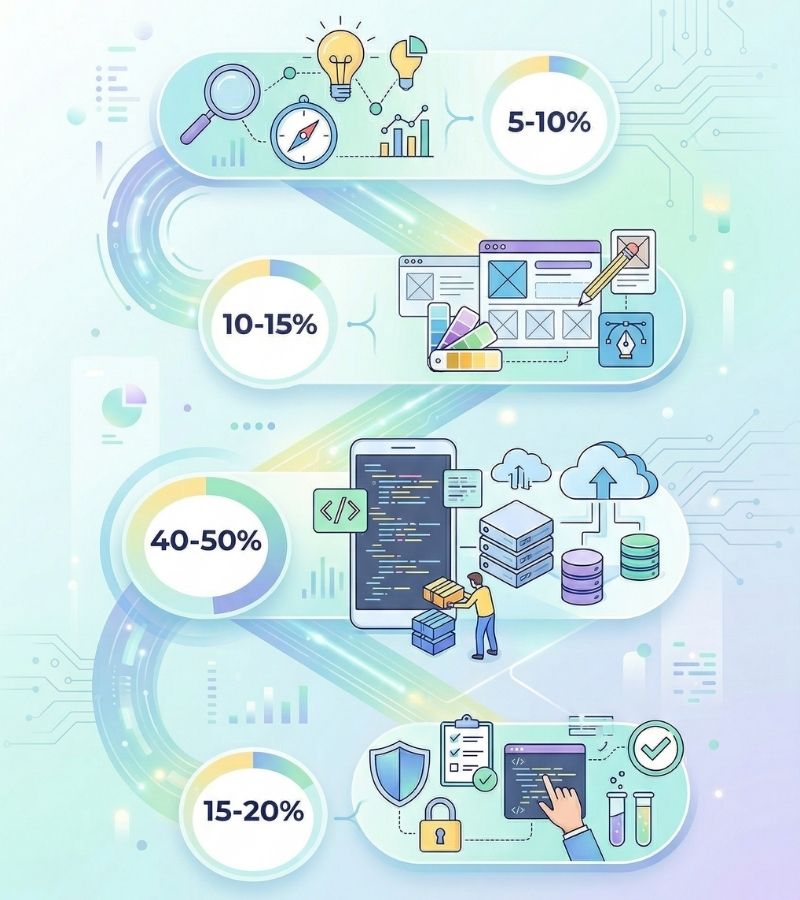 Mobile App Development Costs by Phase