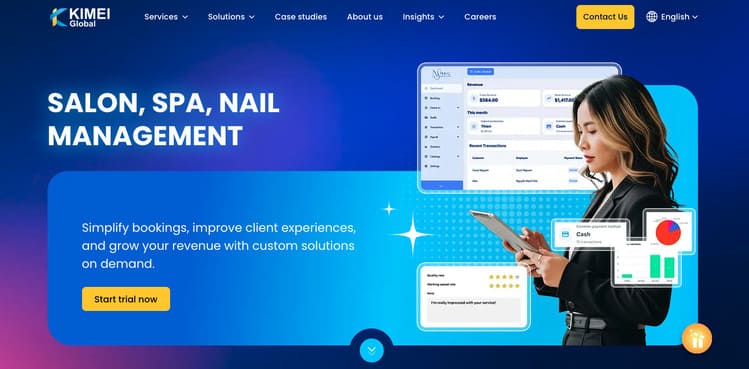 Own a Custom Nail Salon Software Solution – With KIMEI Global