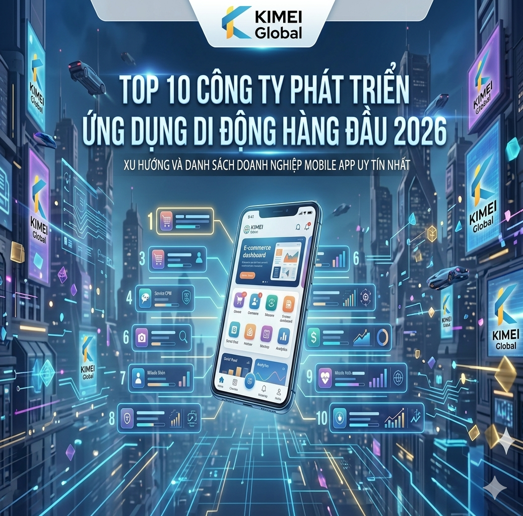 10 C&ocirc;ng Ty Ph&aacute;t Triển Ứng Dụng Di Động H&agrave;ng Đầu
