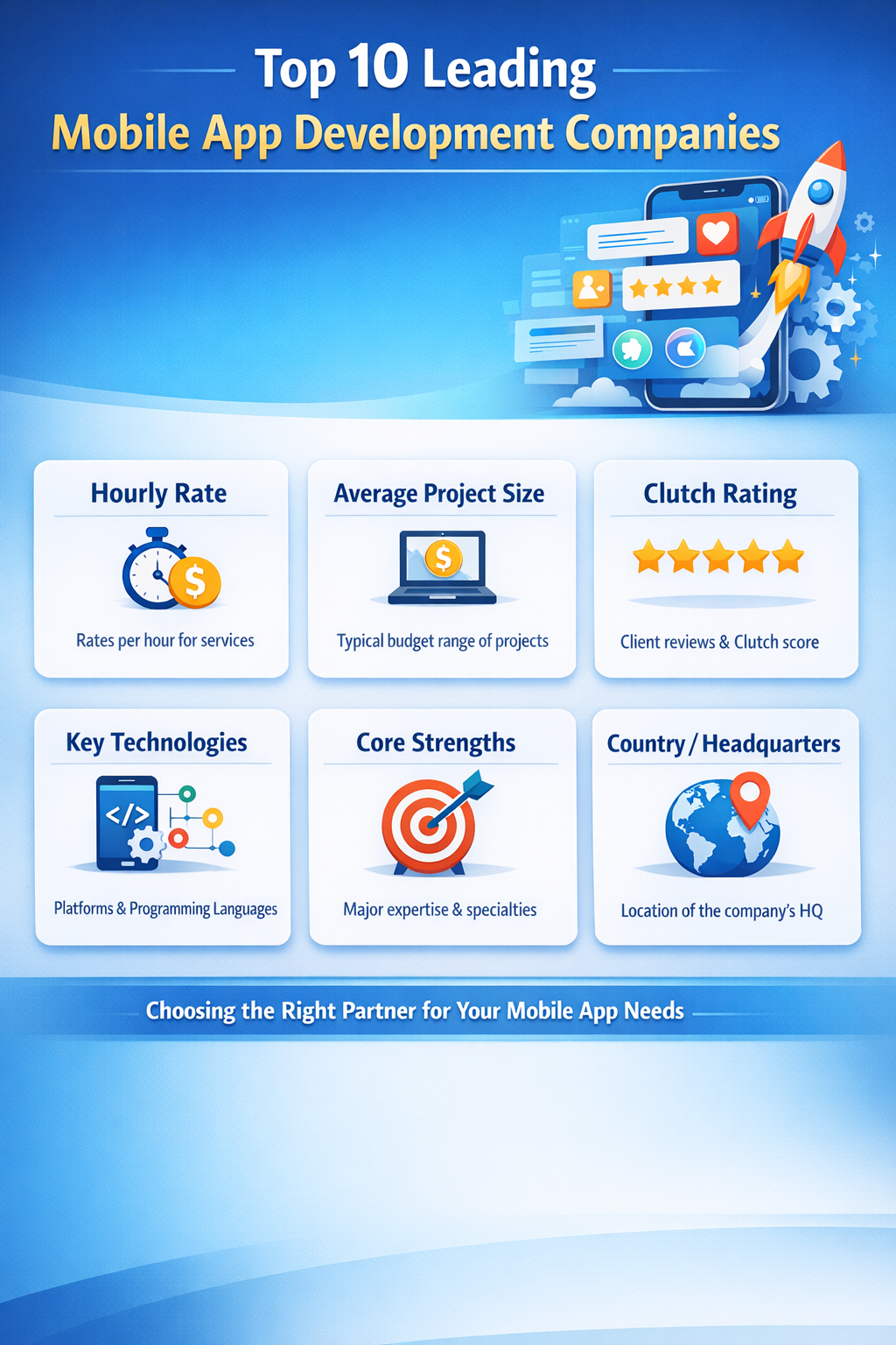 Top Leading Mobile App Development Companies Worldwide